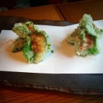 Uni Shiso tempura 